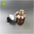 Frasco do conta-gotas de vidro do óleo essencial de 30ml 60ml frasco de vidro do âmbar frasco de conta-gotas de vidro cosmético